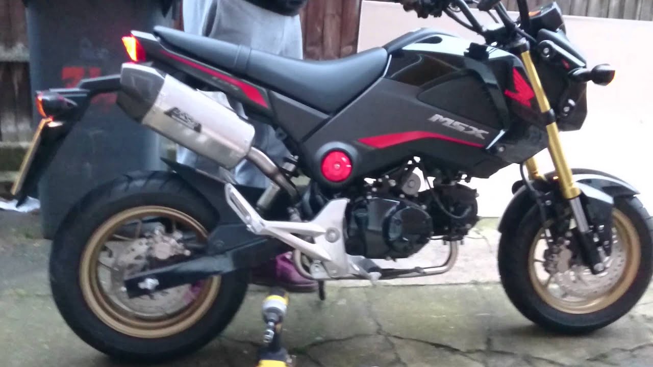 GROM HONDA MSX 125CC EXHAUST YOSHIMURA RS9 KS VLOG LIFE