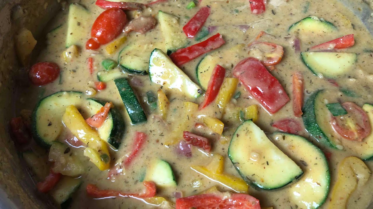Creamy Alkaline Electric Vegan Rasta Pasta