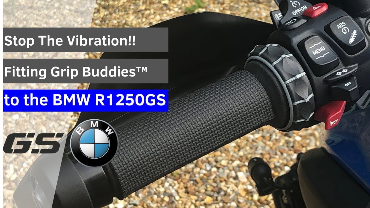 Fitting Grip Buddies to the BMW R1250GS