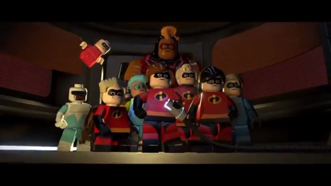 LEGO The Incredibles Screenslaver Showdown Violet,Dash,Jack-Jack,Elastigirl,Frozone