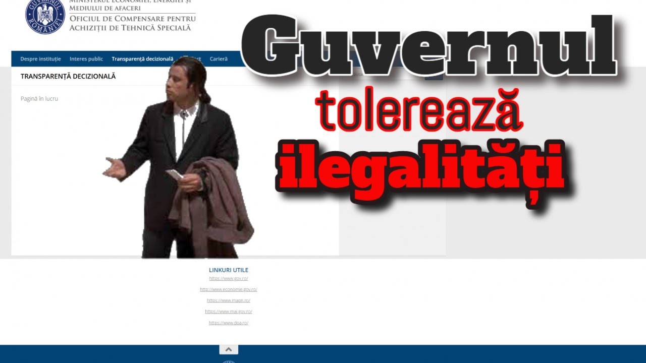 Guvernul tolereaza ilegalități