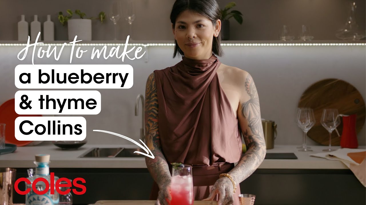 Millie Tang’s Blueberry & Thyme Collins