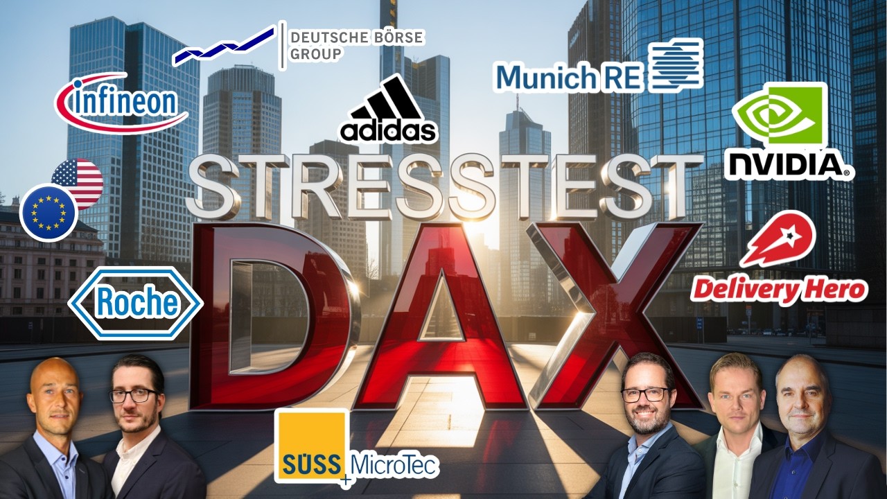 DAX: Turbulente Woche erwartet - MunichRE, Dt. B&ouml;rse, Roche, Nvidia, EURUSD, Delivery Hero, IFX