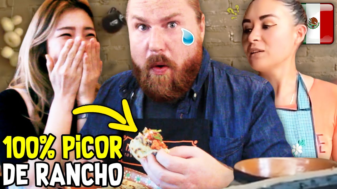 EXTRANJEROS probando GORDITAS de @LaCocinaEnElRancho ft. @CocinandoCorea @WeroWeroTV