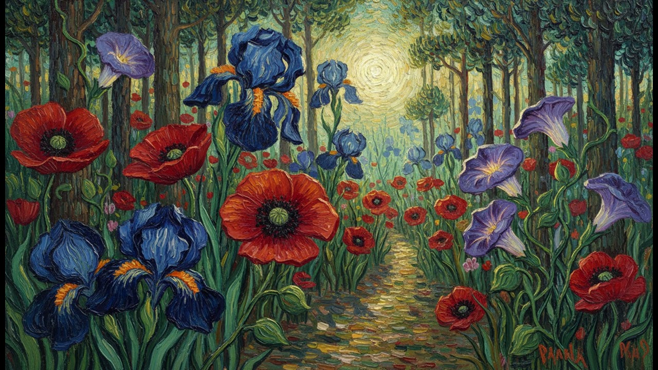 Flower Garden TV Art Screensaver for TV Wallpaper | Vista Frame