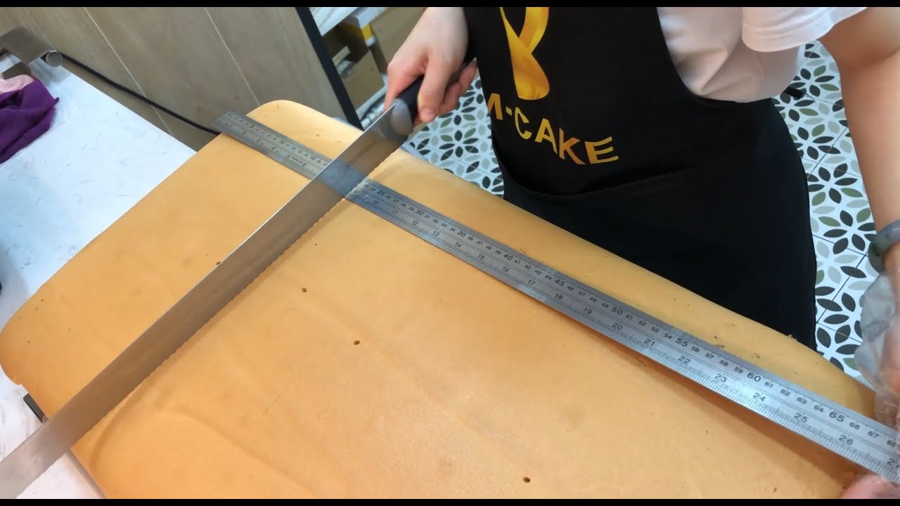 香港美食 巨大台灣古早味蛋糕 原味+小麥胚芽 足本製作實錄 Hong Kong Food Taiwanese Castella Cake Happy Dessert!