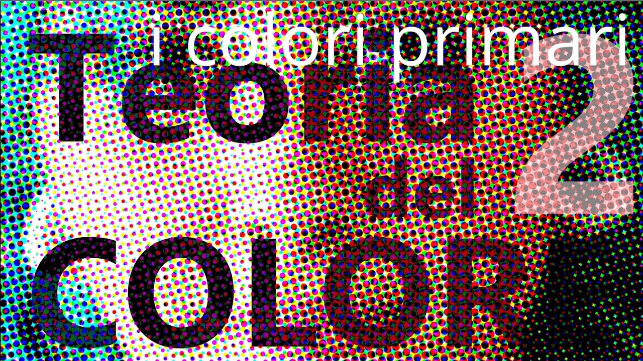 Teoria del colore, lezione n°2. I colori primari.