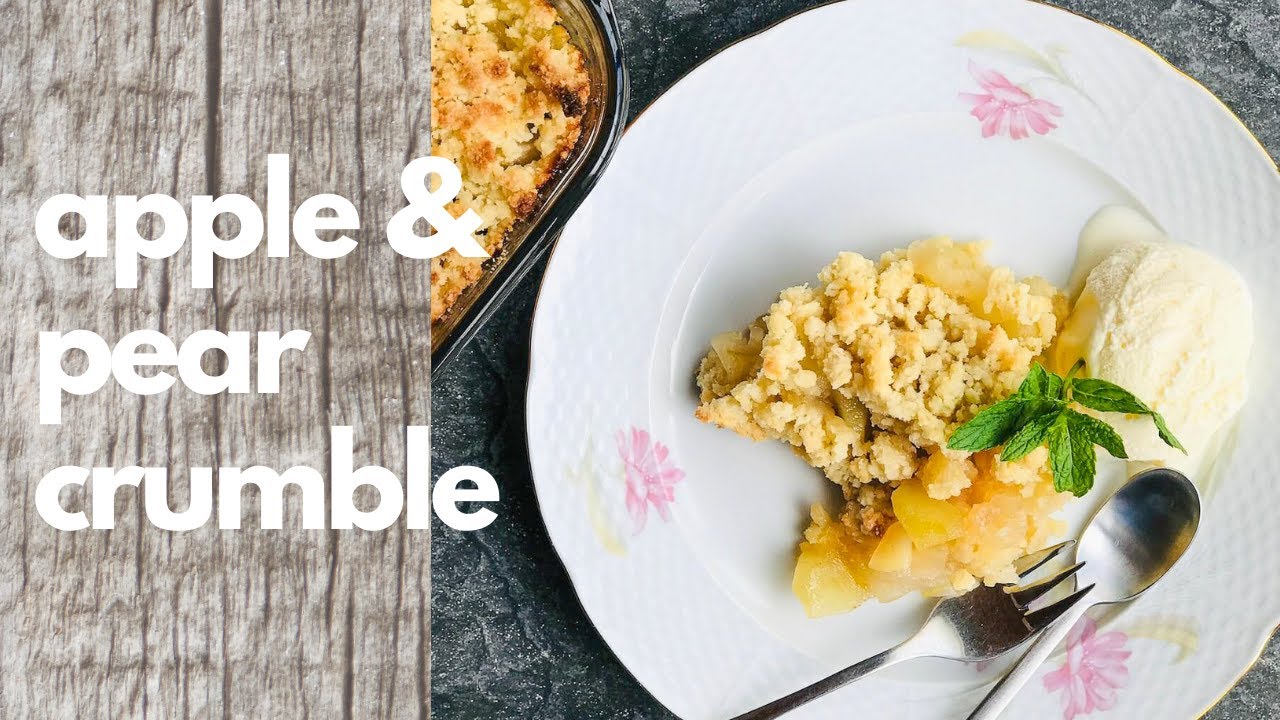 Crumble with Apples and Pears