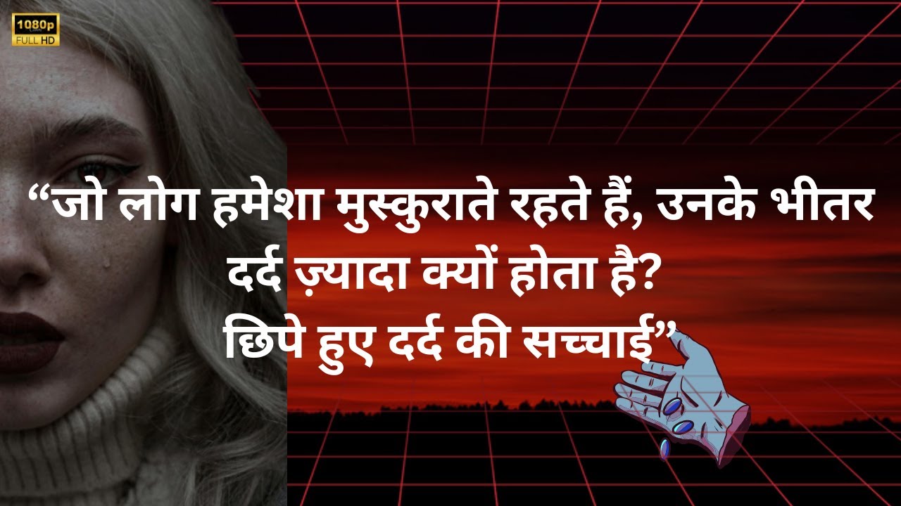 Jo Log Hamesha Muskurate Hain, Unke Andar Dard Zyada Kyun Hota Hai? | Hidden Pain Reality (Hindi)