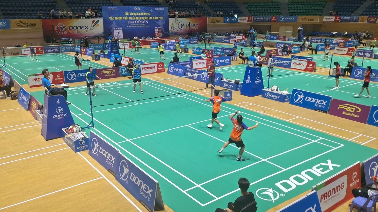 Đôi nữ BG vs HN set 2 Giải VĐ Các nhóm tuổi TTN QG 2025