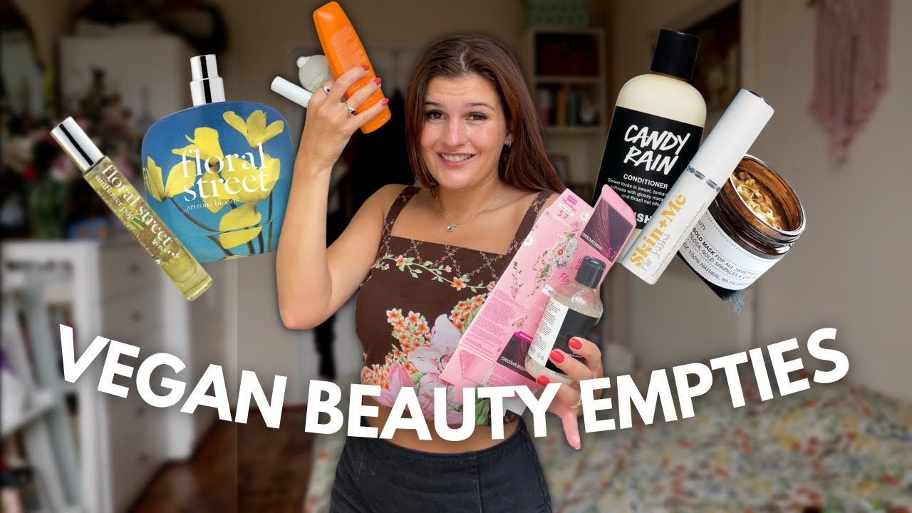14 vegan beauty empties in 14 minutes ✨