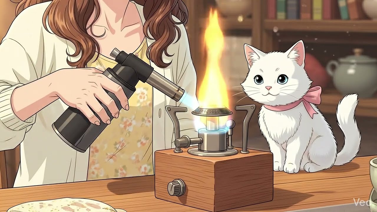 Rainy Day Camping & Kimchi Ramen 🌧️ Cozy Anime ASMR | Ghibli Style Animation