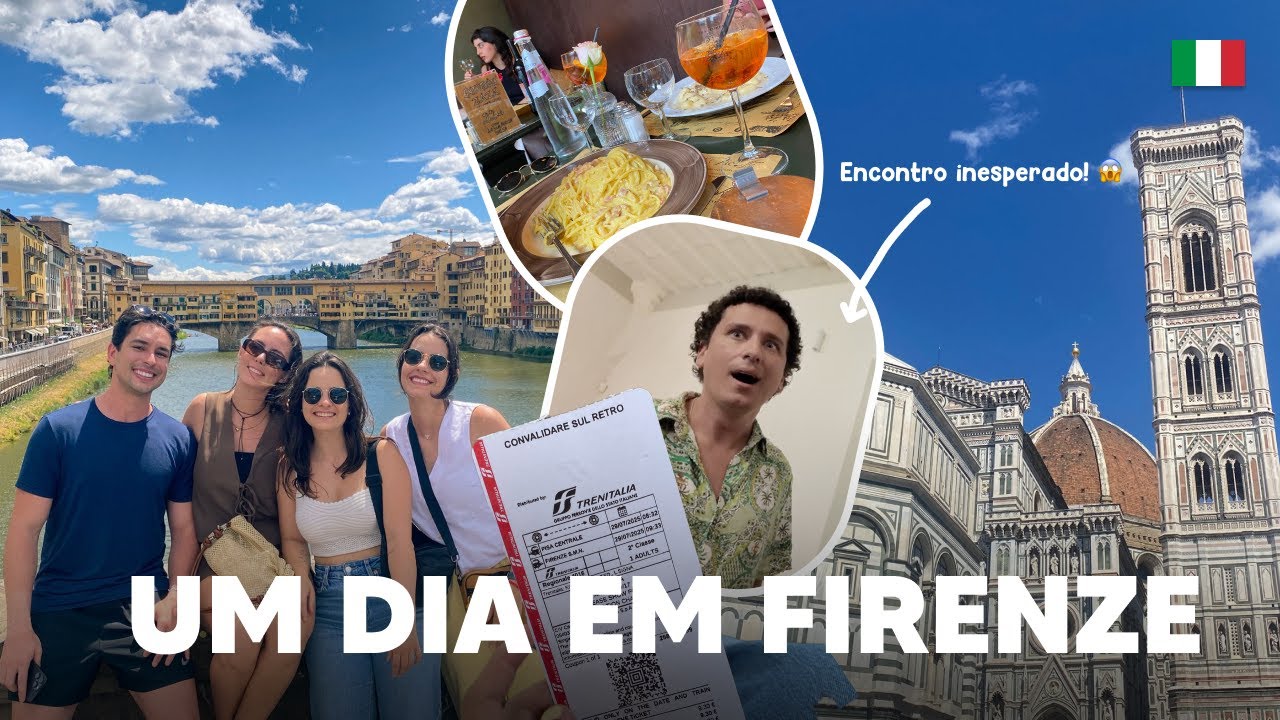 Um dia em Floren&ccedil;a | Vlog em Firenze com visitas; trattoria zaz&aacute;; Antico Vinaio e muito mais!