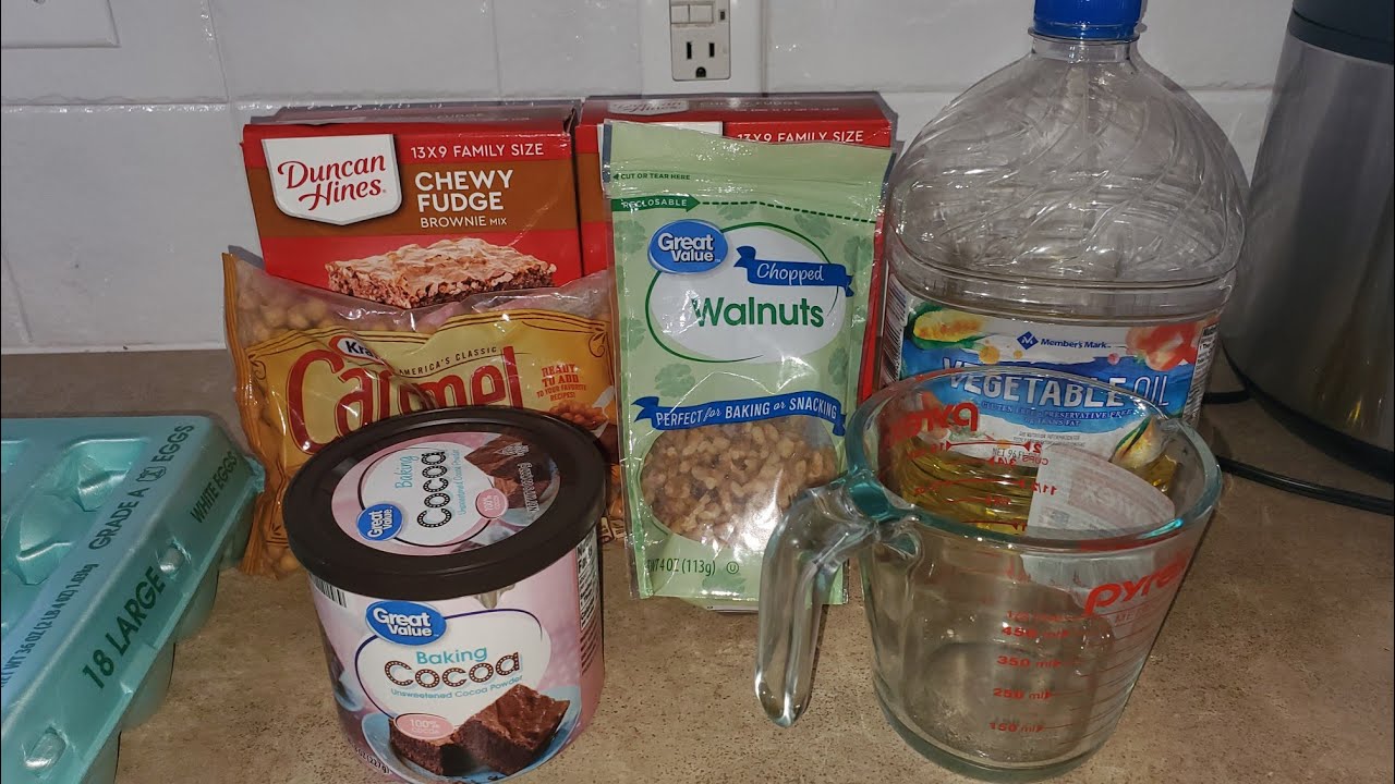 The Easiest Turtle Brownies ever.