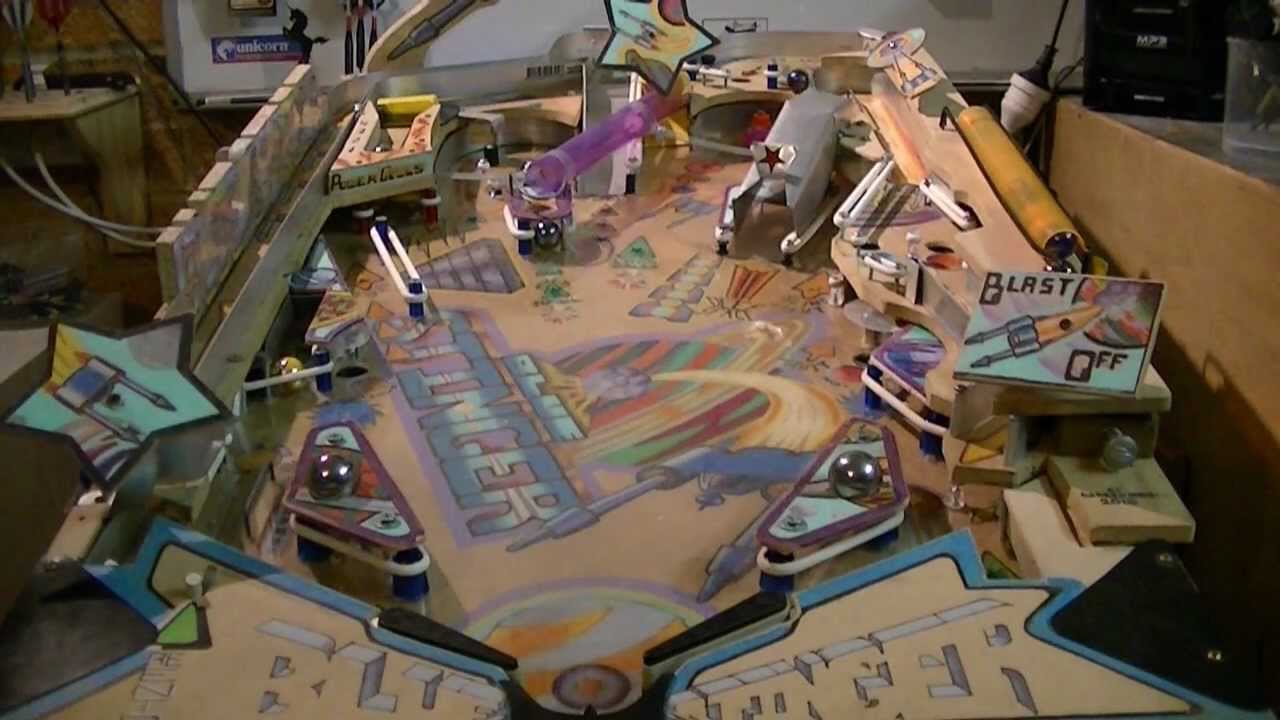 homemade pinball machine
