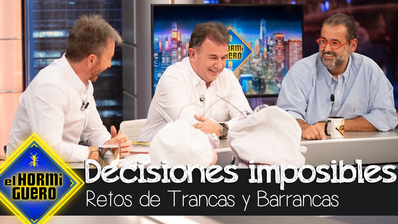 Decisiones imposibles para Martín Berasategui y David de Jorge - El Hormiguero