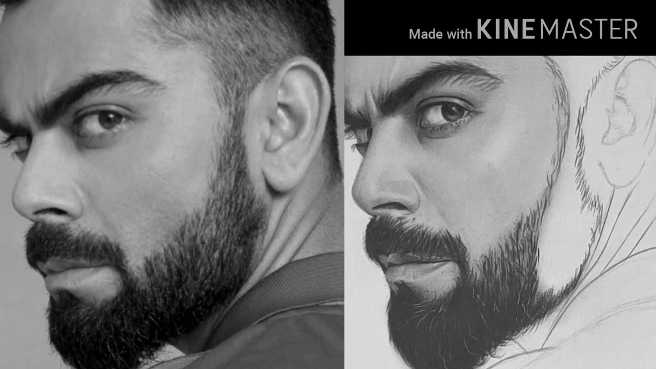 How To Draw a Beard | Real Time Step By Step |  Samy Portraits