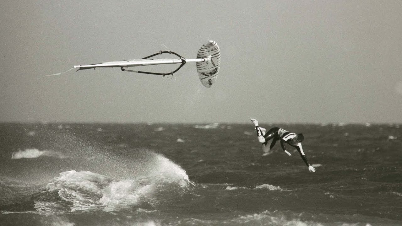 Windsurfing photos from the late 1980's, Isle of Wight, UK