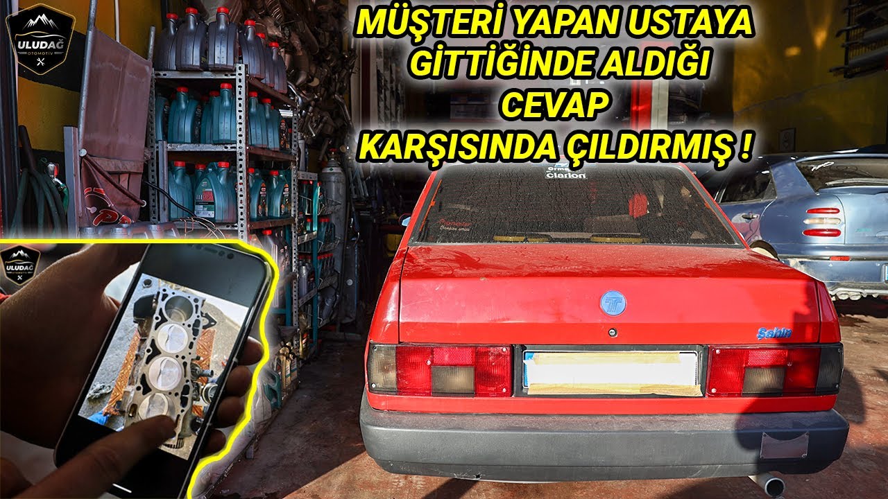 SIFIR TOPLATTIĞI MOTOR 600 KM DAYANMADI ! (Tofaş Şahin S 1.6 Silindir Kapak Contası Değişimi)