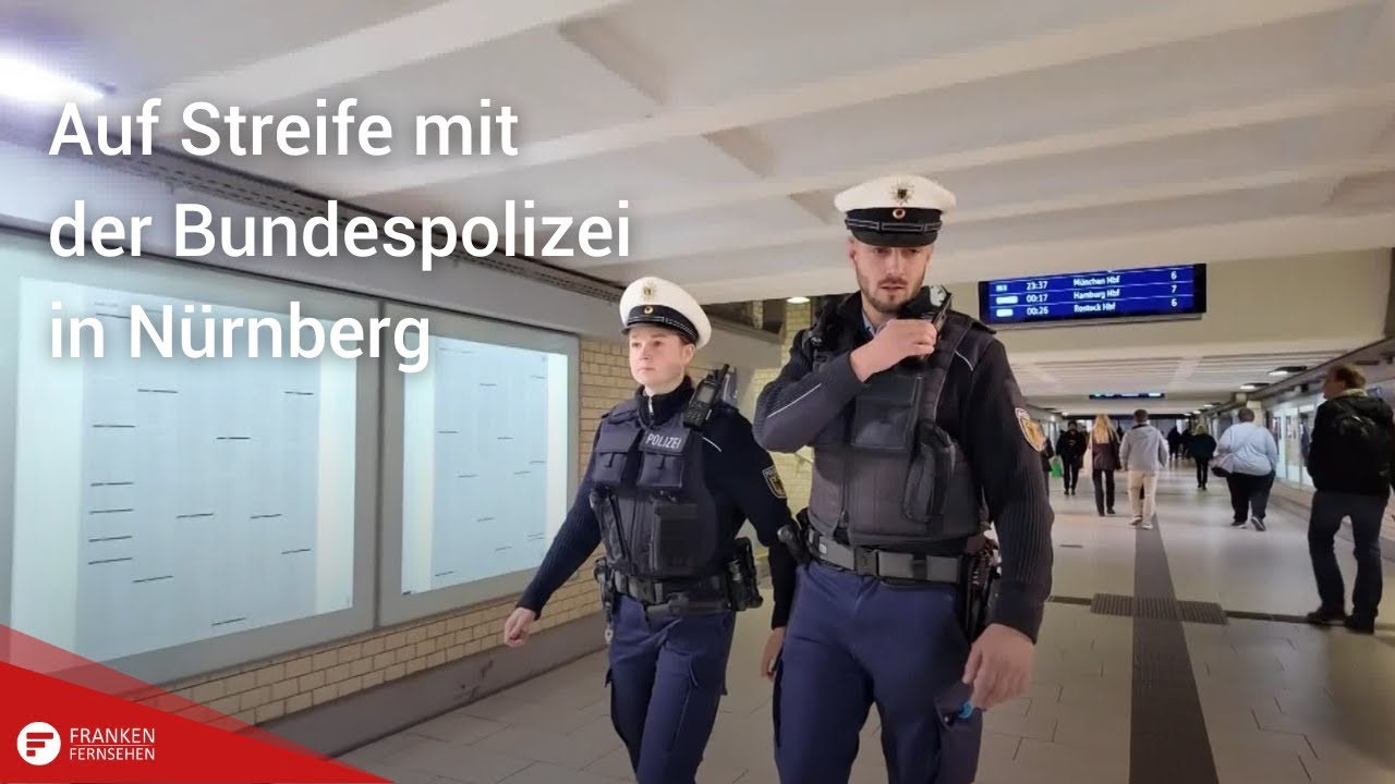 Sicherheit am Nürnberger Hauptbahnhof: Auf Streife mit der Bundespolizei