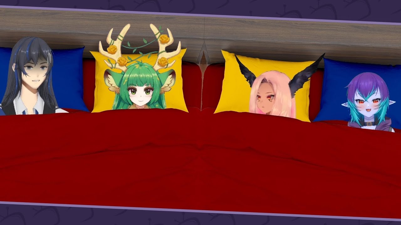The Gang Gets Into Bed 😴 Ft: Haruka Karibu - Trickywi - Takahata101 - Mim (TV2)