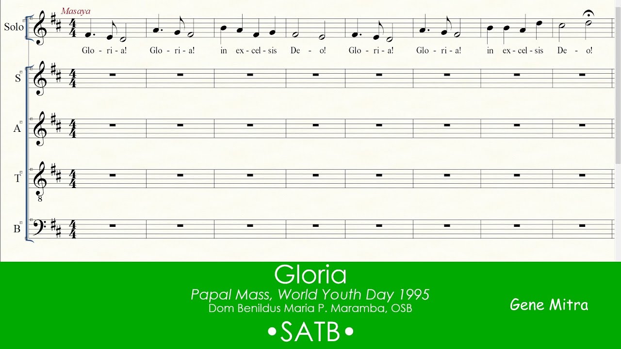 Gloria (Maramba) • SATB