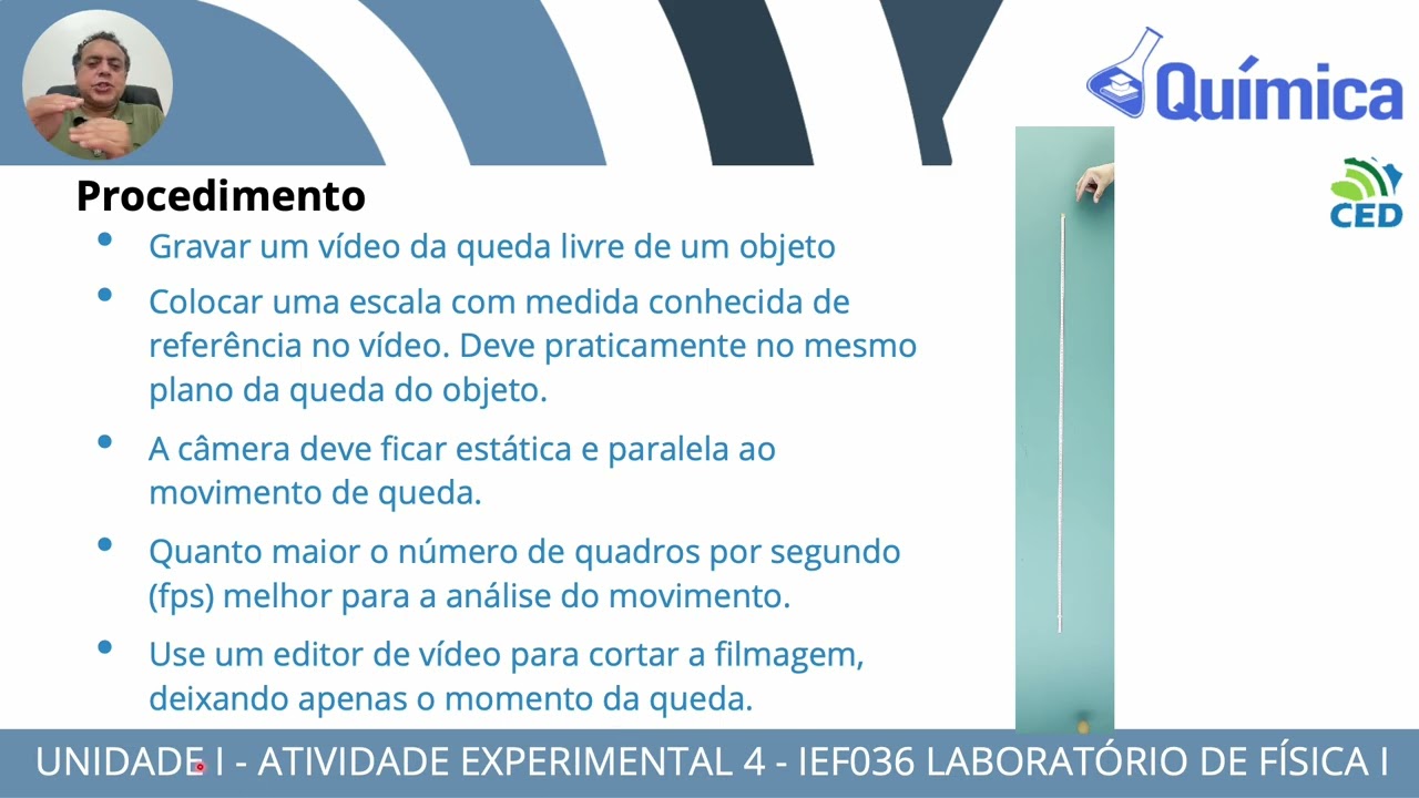 Atividade Experimental 4 - IEF036 Laboratório de Física I - Curso de Química
