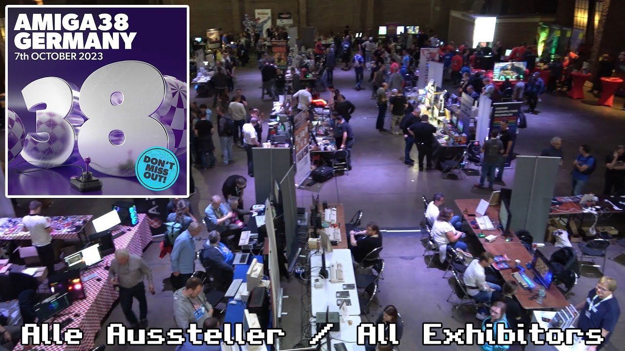 Amiga 38 Germany in Mönchengladbach (Kunstwerk) - Alle Aussteller / All Exhibitors - 7.10.2023 💾