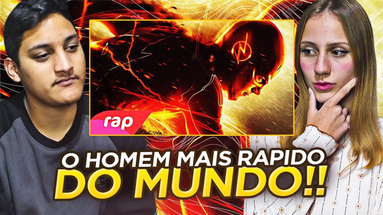 REACT - Rap do Flash - O HOMEM MAIS RÁPIDO DO MUNDO | NERD HITS