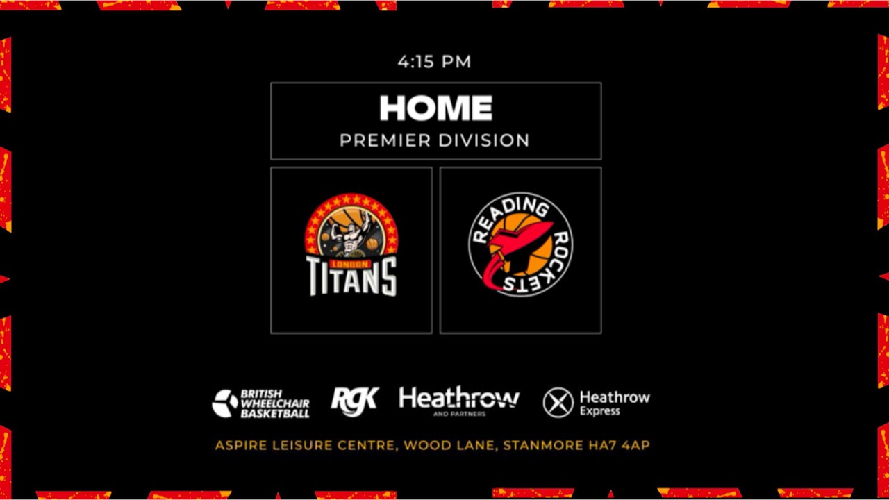 LONDON TITANS VS READING ROCKETS - PREMIER DIVISION
