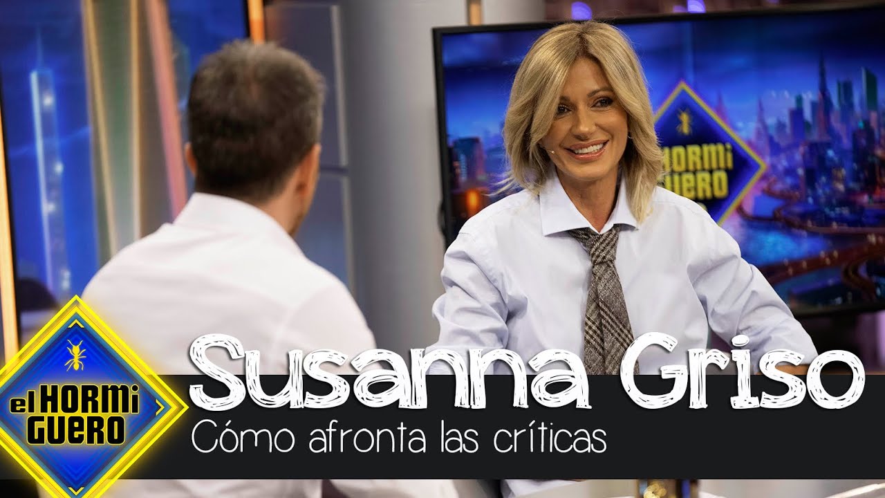Susanna Griso cuenta c&oacute;mo afronta las cr&iacute;ticas - El Hormiguero