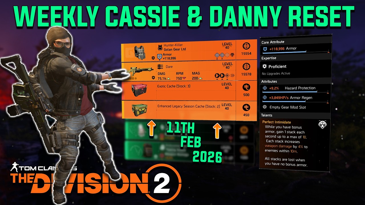 The Division 2 | WEEKLY CASSIE & DANNY RESET Y7S3 | February 11th 2026