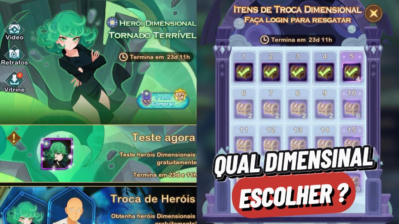 QUAL DIMENSIONAL PEGAR ? - AFK ARENA