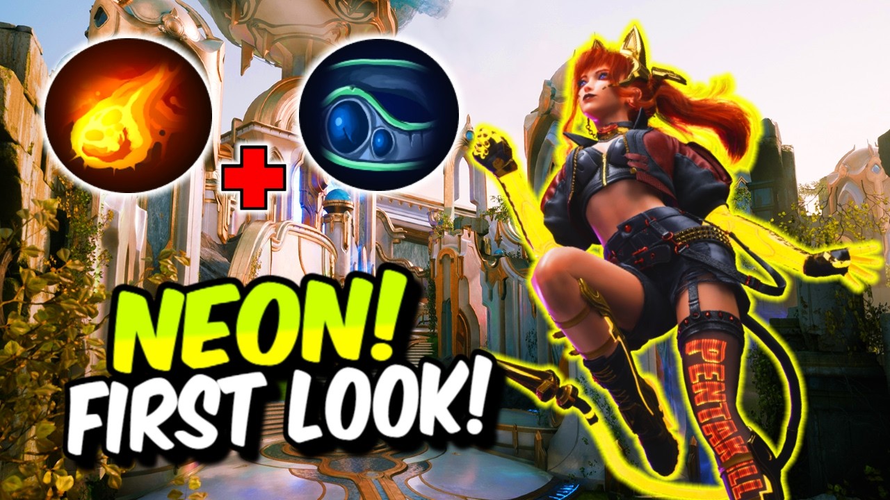 NEW HERO NEON! FIRST LOOK! - Predecessor Neon Gameplay