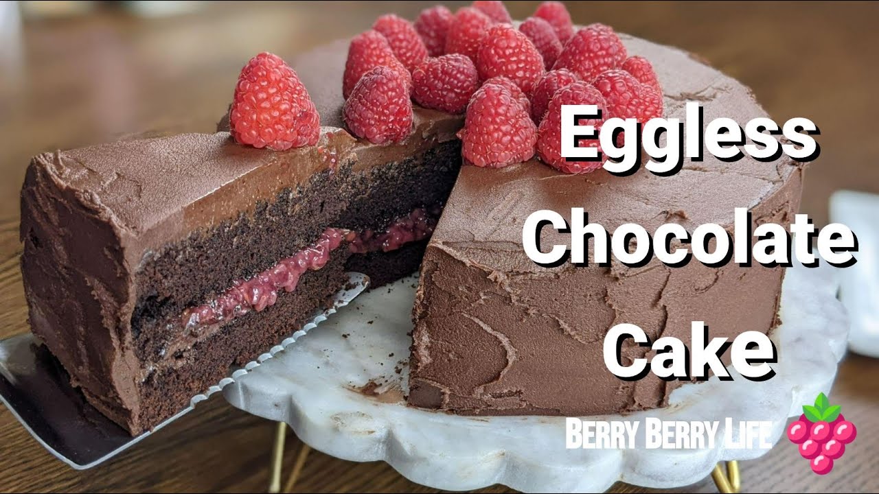 Eggless Chocolate Cake | Vegan Option | Berry Berry Life