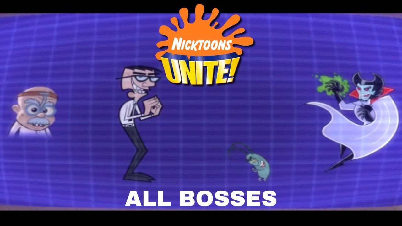 Nicktoons Unite! All Bosses (PS2)