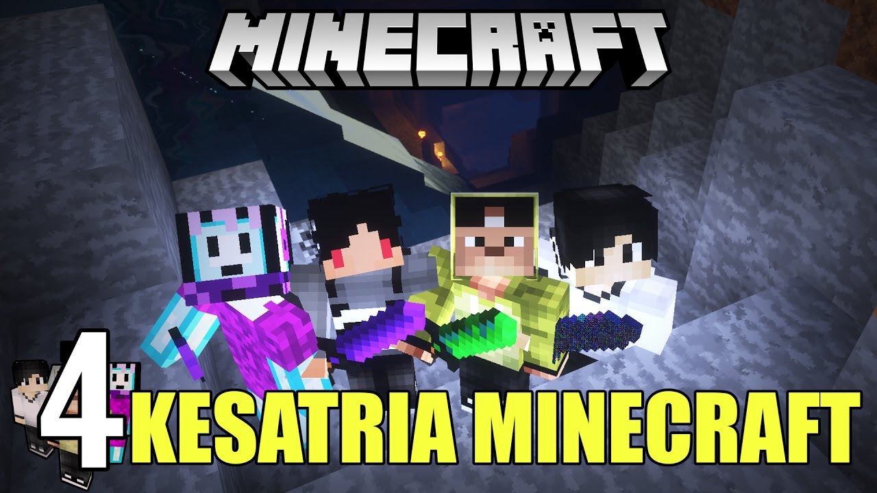 MELAWAN MONSTER BESAR! ft. 4Brothers | Minecraft Adventure Indonesia #4