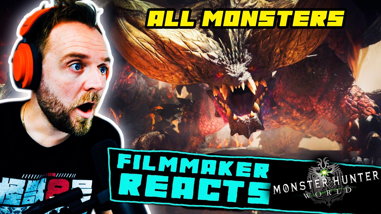 РЕАКЦИЯ СОЗДАТЕЛЯ ФИЛЬМА: ВСЕ ВСТУПЛЕНИЯ В MONSTER HUNTER WORLD!!