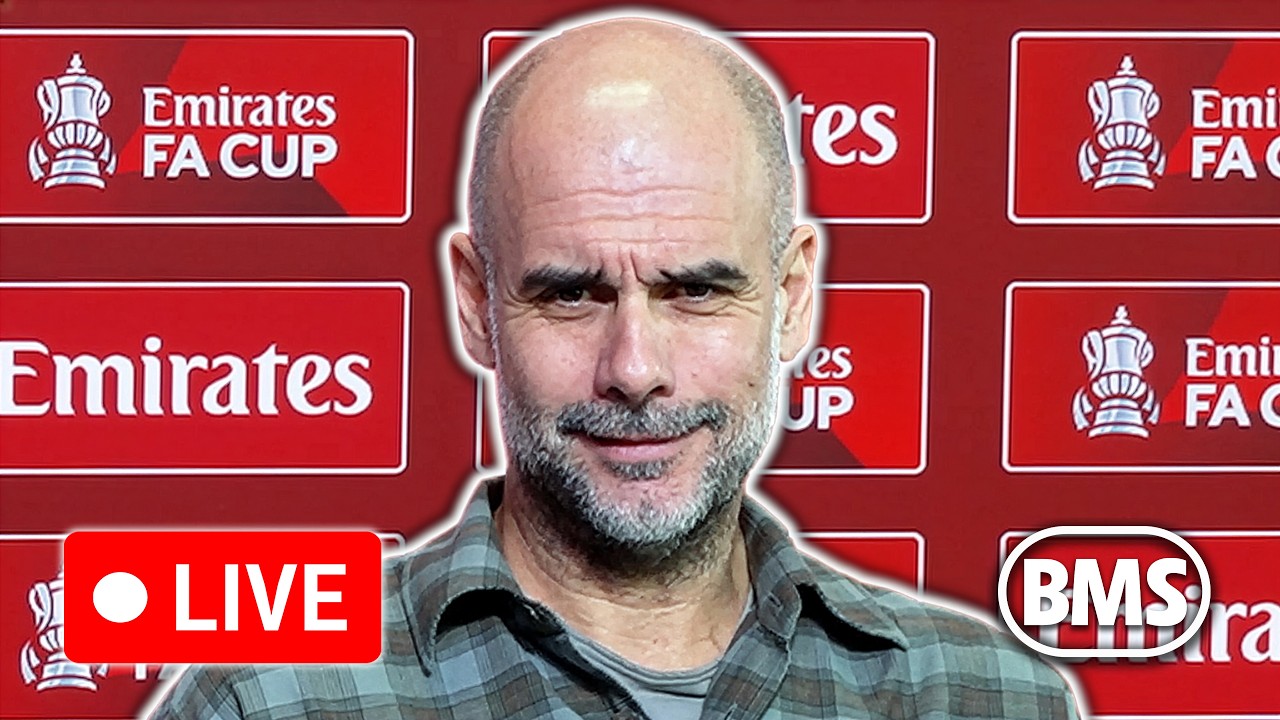 🔴 LIVE | Pep Guardiola pre-match press conference | Man City v Salford City | FA Cup