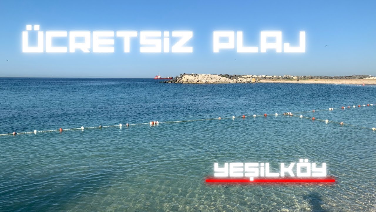 İstanbul Ücretsiz Plajlar Yeşilköy Çiroz Plajları Su Altı Görüntüleri İle