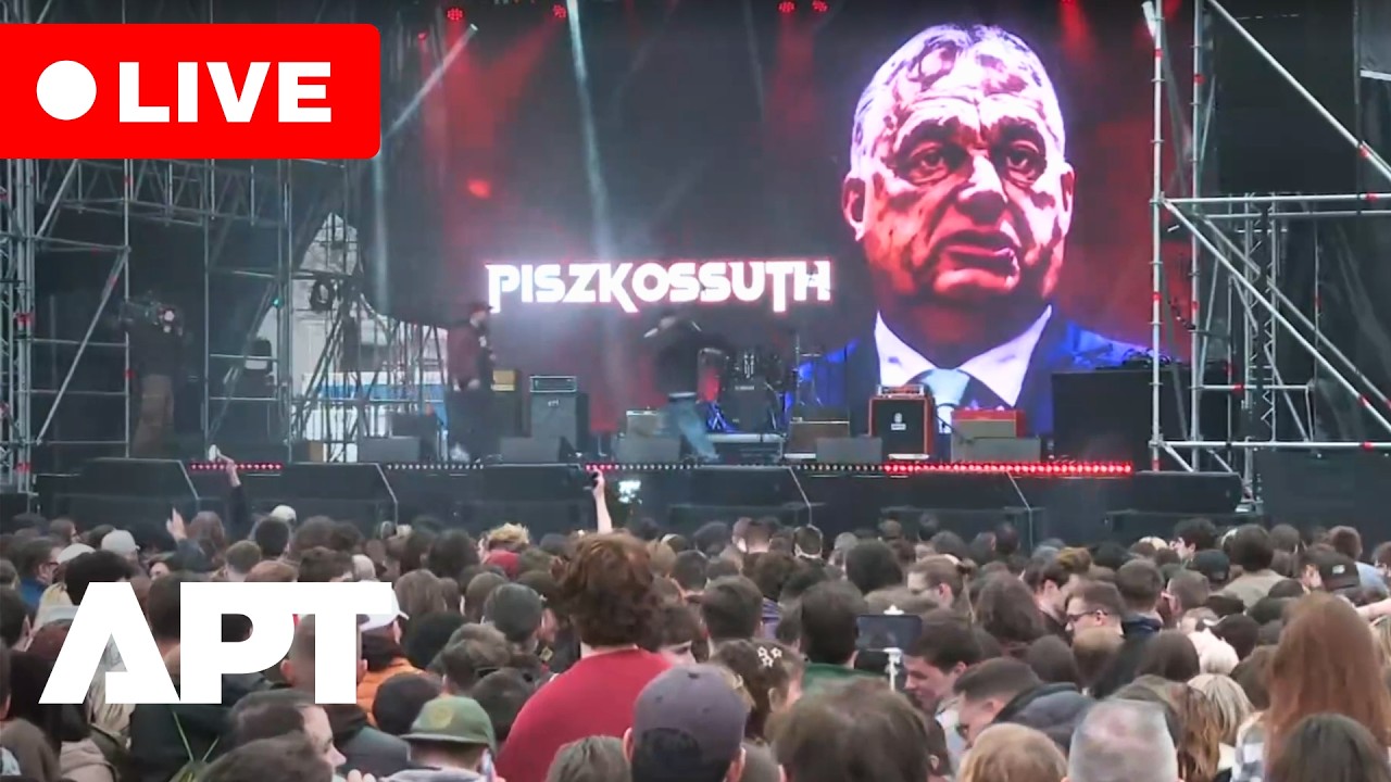 LIVE | Thousands Gather at Anti-Orban Concert in Budapest - Musicians Protest Ahead of Election |APT
