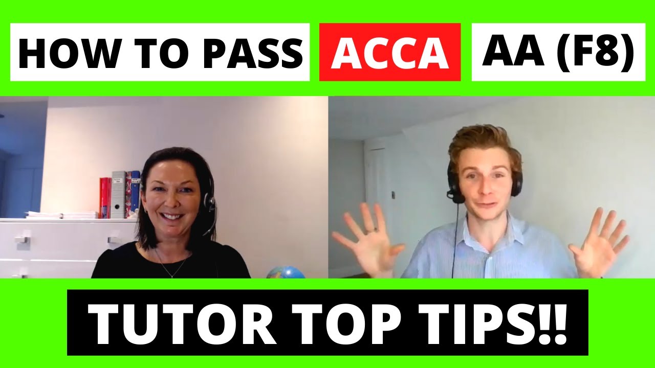 ⭐️ HOW TO PASS ACCA AUDIT AND ASSURANCE (AA/F8) FIRST TIME! - TUTOR TOP TIPS! ⭐️ | F8 ACCA | AA ACCA