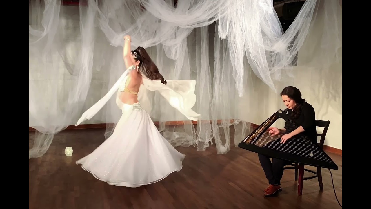 “Enta Omri” on Harp with Dance