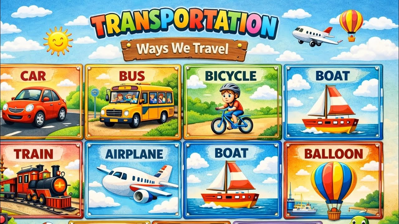 Transport vehicles name and picture|importance of transportation