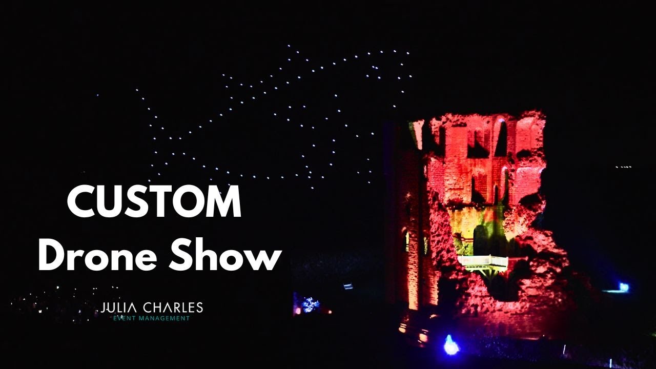 Custom Drone Show | Feature Any Shape, Logo, Image With No Limitations - UK and Internationally.