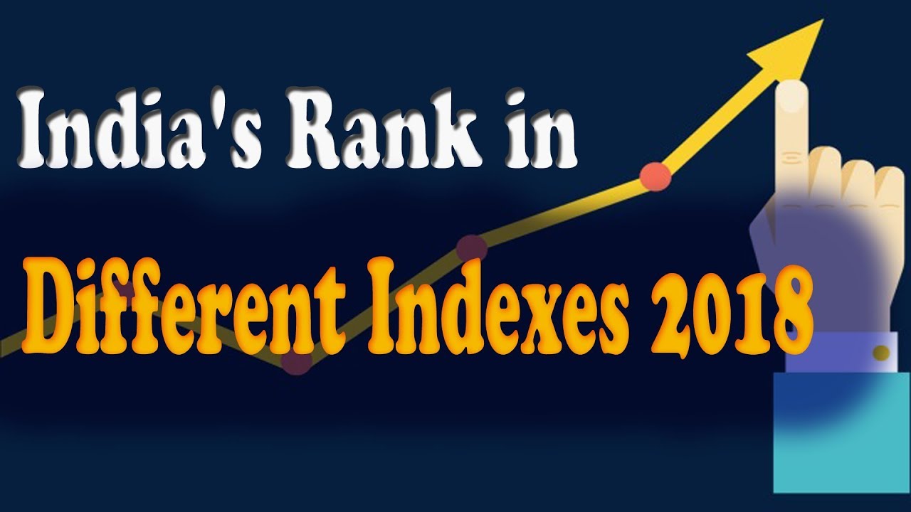 India's Rank In Different Indexes 2018 for all Competitive exams || GK Adda