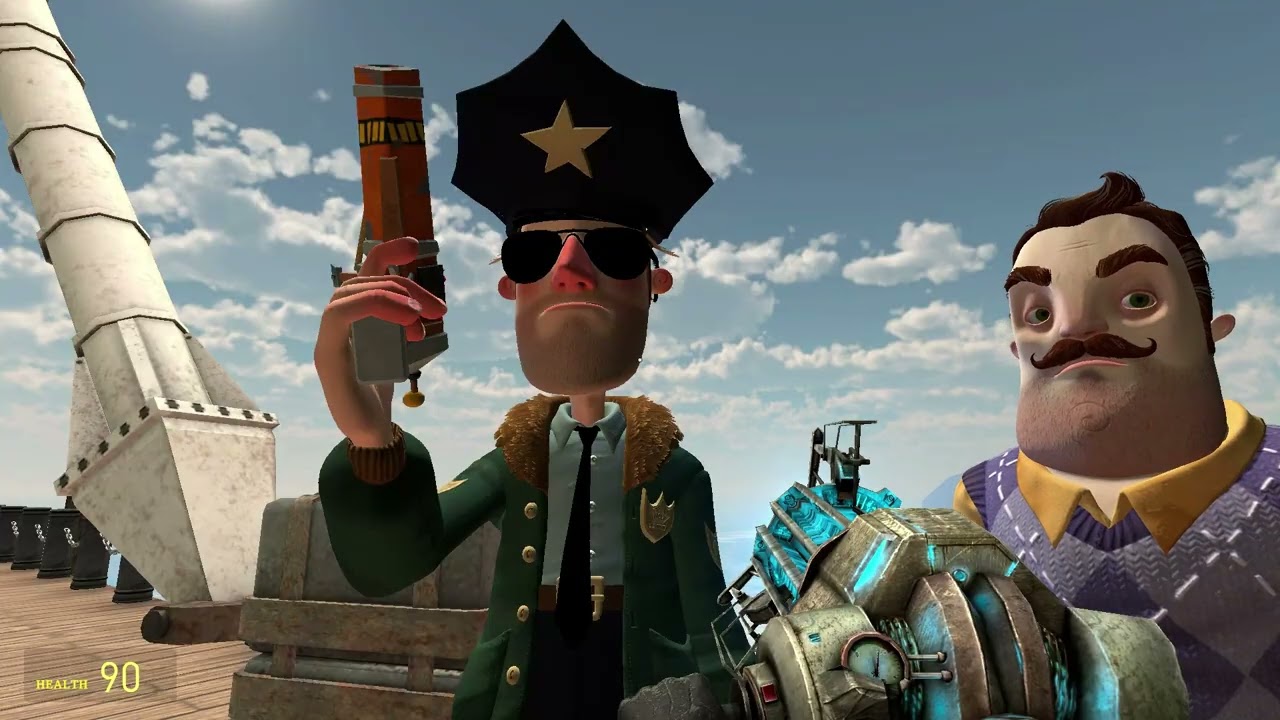if you see CURSED HELLO NEIGHBOR outside your house, RUN AWAY FAST!!