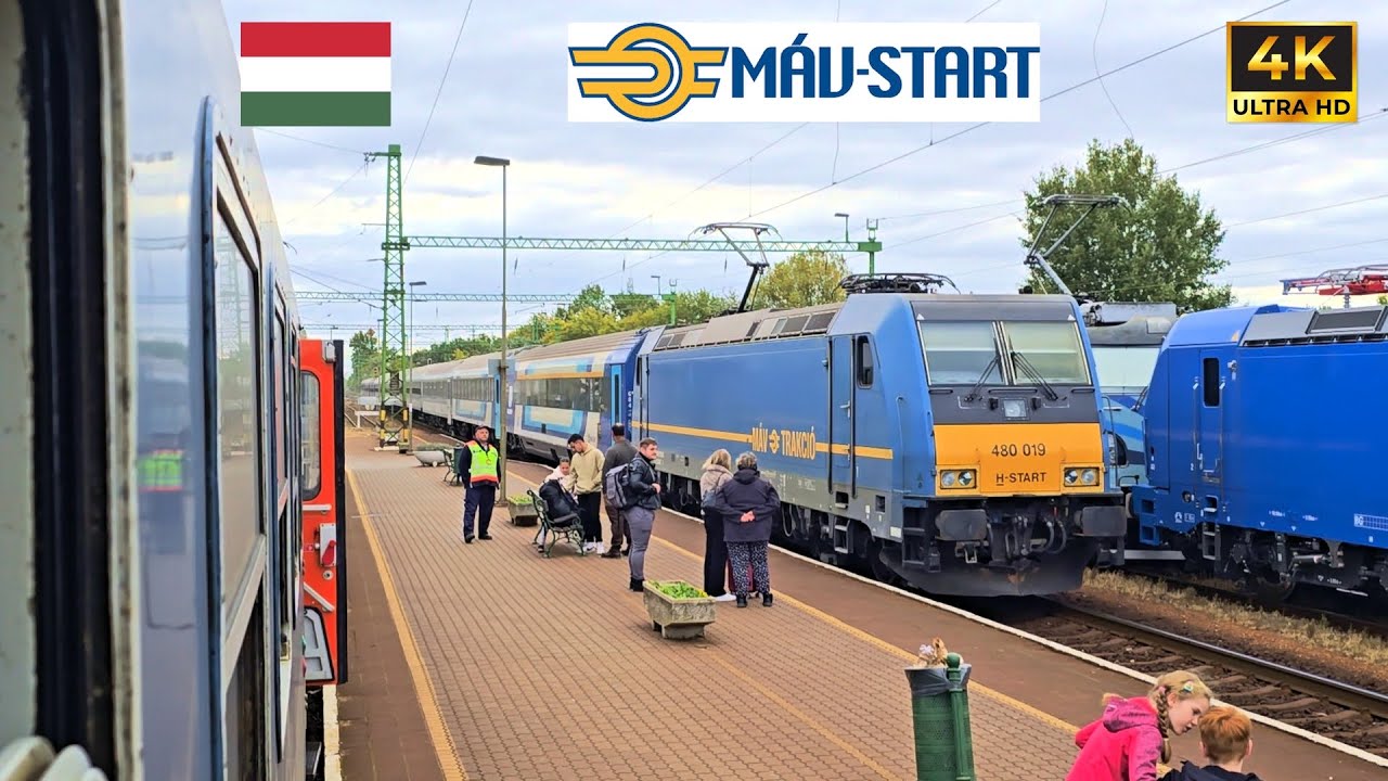 Traversarea Ungariei cu trenul de la nord la sud | Bekescsaba Szeged 2025