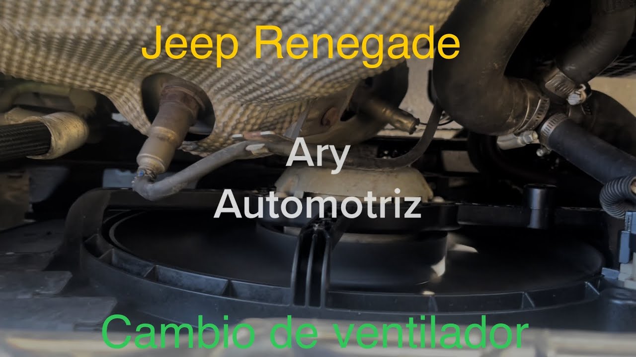 2018 Jeep Renegade Limited 2.4L ubicación del ventilador del radiador