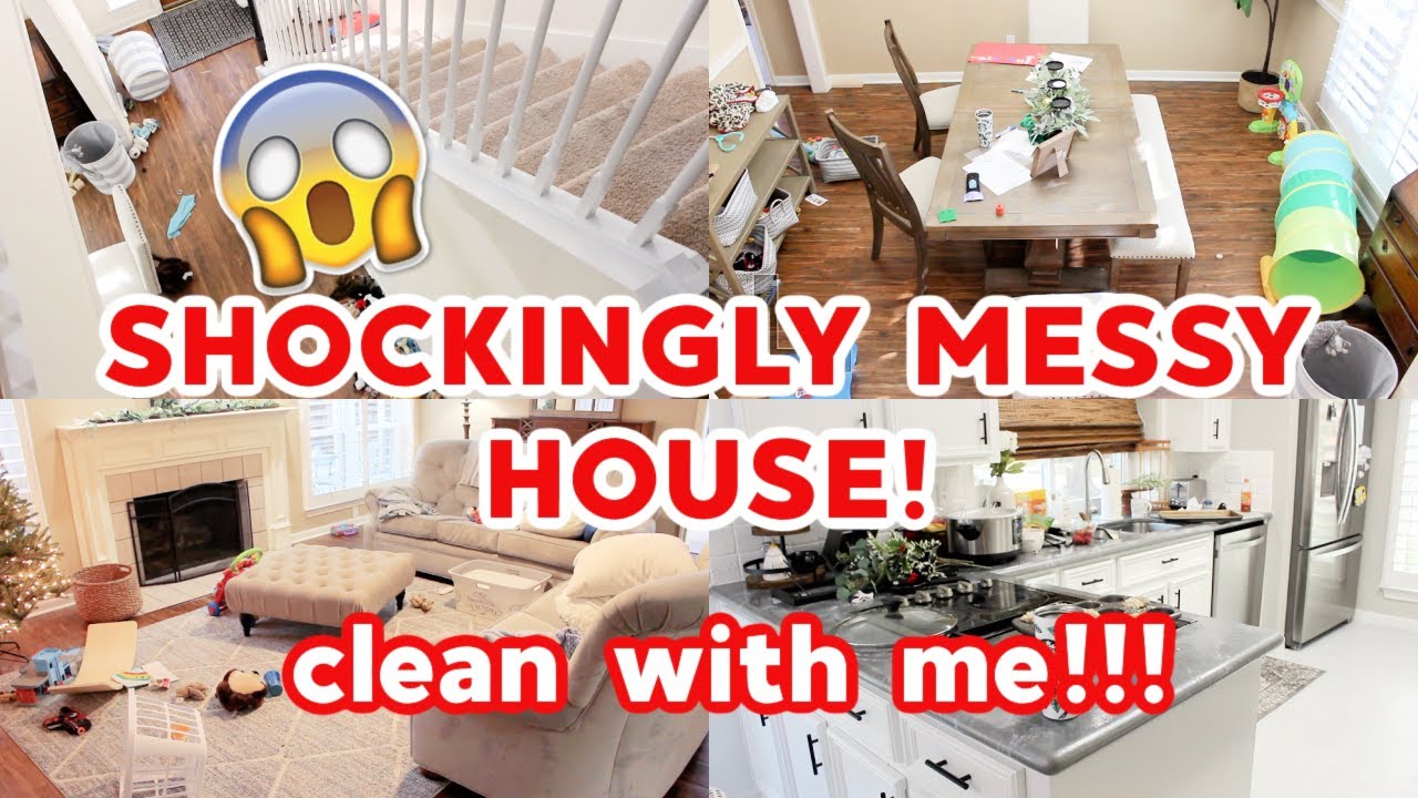 *SUPER* EXTREME CLEANING MOTIVATION 2021! SHOCKINGLY MESSY HOUSE CLEAN WITH ME! CLEANING ROUTINE!